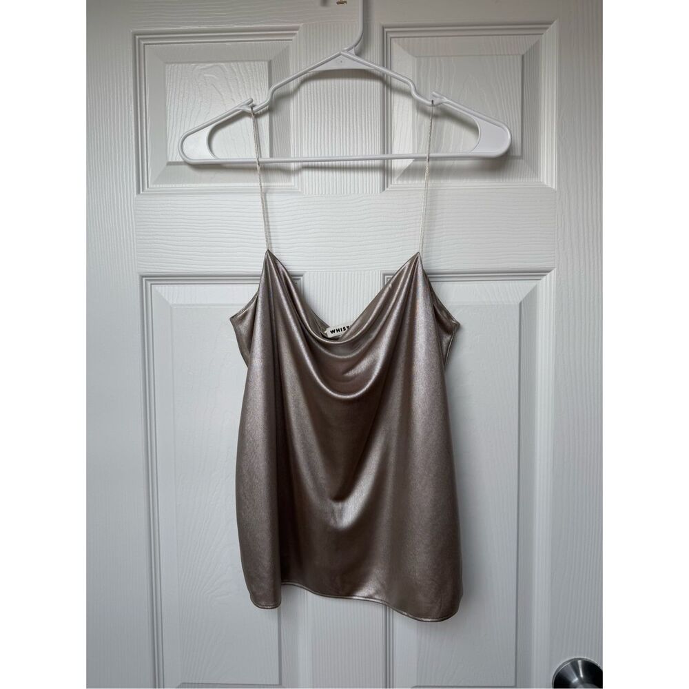 Whistles Tank Top Large Women's Shine Night Out Disco Friday